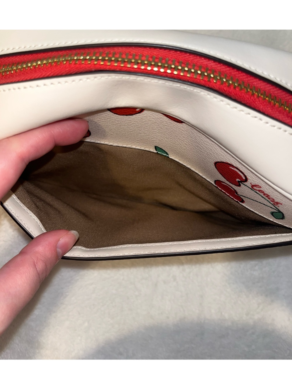 Coach Jamie Camera Bag with Heart Cherry Print - Picture 5 of 10